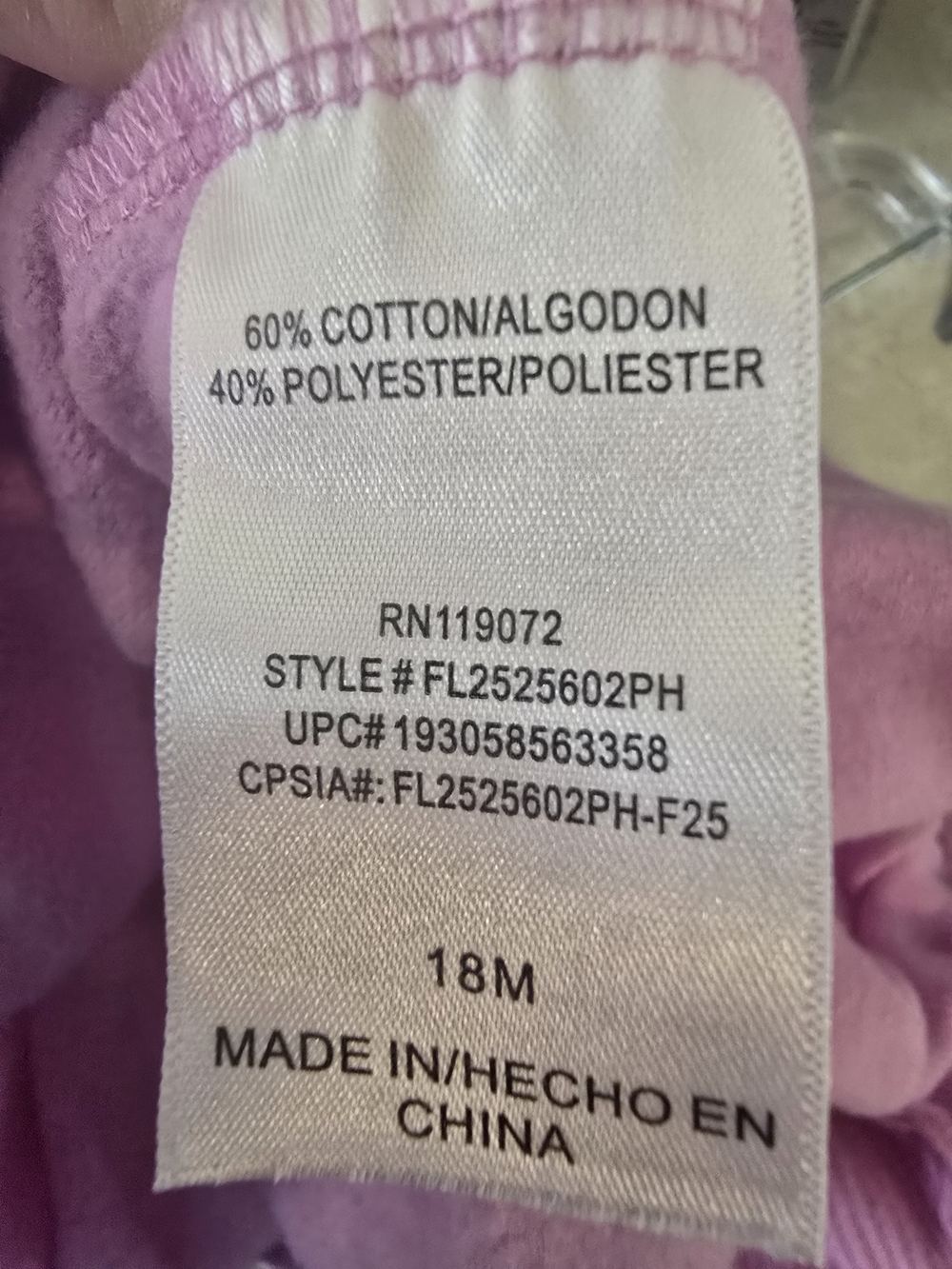 Disney Girl's Pink Winnie The Pooh Sweatshirt And Pant Set - Picture 2 of 2